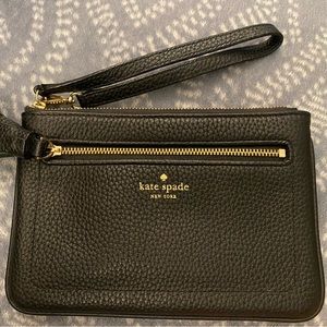 Kate, spade wristlet in black